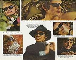 The actor served as a face of Foster Grant sunglasses in the 1960s.
